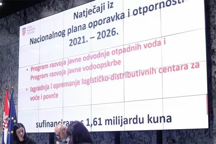 Otvorena dva natječaja sufinancirana iz NPOO-a, ukupne vrijednosti 1,61 milijardi kuna